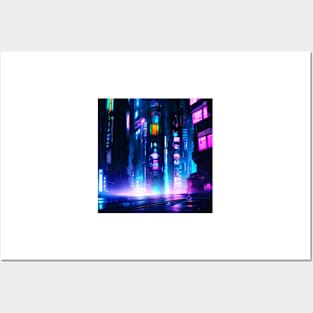 Neon Lights Posters and Art